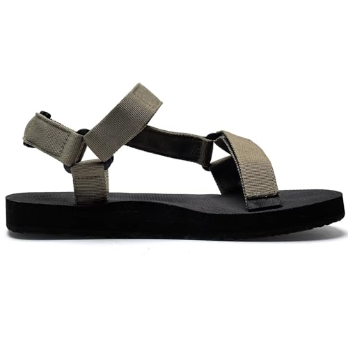 Image of WateLves Men's Sandals Hiking-Sport-Sandals with Adjustable Webbing Lightweight Water-Athletic-Beach-Sandals for Walking-Fishing-Travel-Trekking-Camping