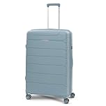 Aerolite Large 28in 100L Premium Lightweight Polypropylene Hard Shell 4 Wheel Spinner Travel Hold Checked Check in Luggage Suitcase (Sage)