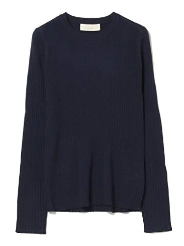 (ビーミング ライフストア by ビームス)B:MING LIFE STORE by BEAMS/ニット・セーター B:MING by BEAMS キャシュウール ワイドリブ クルーネック プルオーバー 20AW-P レディース NAVY ONE SIZE
