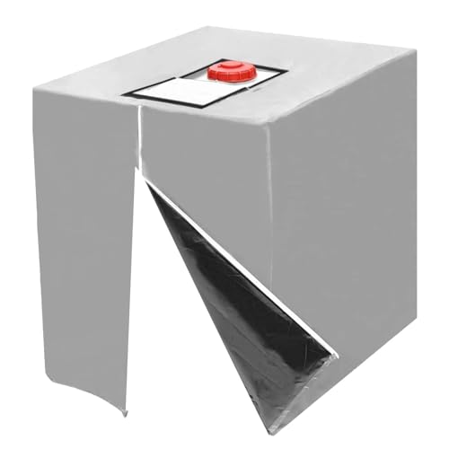 Bâche pour cuve IBC 1000L en polyester 420D noir de protection eau - 7