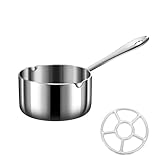 Btgghytr Casseruola compatta essenziale da cucina con design ergonomico, perfetta per salse e preparazioni di cottura delicate, padella professionale per cuocere burro