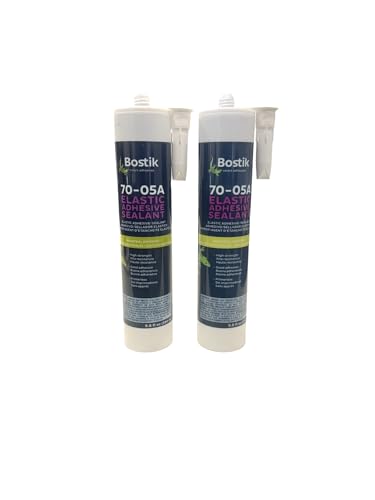Bostik 70-05A Elastic Adhesive Sealant Gray 9.8 oz (2-Pack)