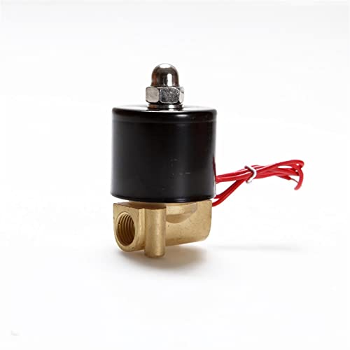 Électrovanne électrique eau air 12V DC vanne en laiton normalement ouverte 2 voies