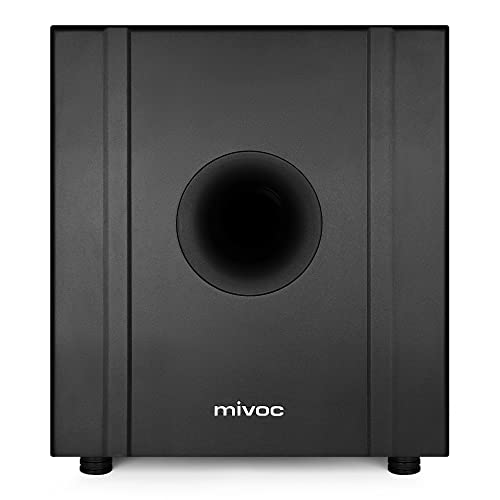 mivoc SW1100A schwarz, aktiver Subwoofer, Aktivsubwoofer - Preis-/Leistungssieger Audio Video Foto...