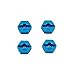 Redcat Racing 02134B Aluminum Wheel Hex, 4Piece, 12Mm, Blue