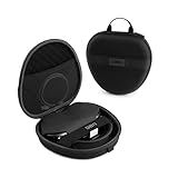 Urban Armor Gear Protective Case AirPods MAX Funda Estuche [Activación automática del Modo de Ahorro de energía, Bolsillo Interior Cable de Carga/Cargador, Nylon 840D Duradero] Negro