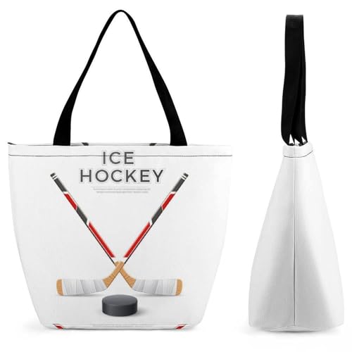 Sac à main hockey sur glace spacieux femme bandoulière pour voyage