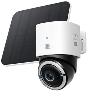 eufy Security 4G LTE Cam S330, 4K Cellular Solar Security Cameras...
