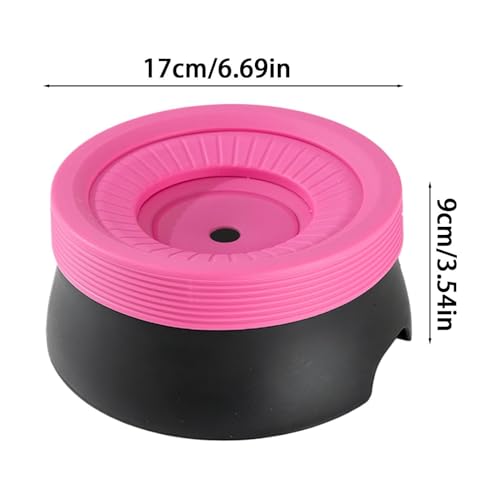 Gamelle d'eau pour chien anti-débordement 600 ml pour intérieur