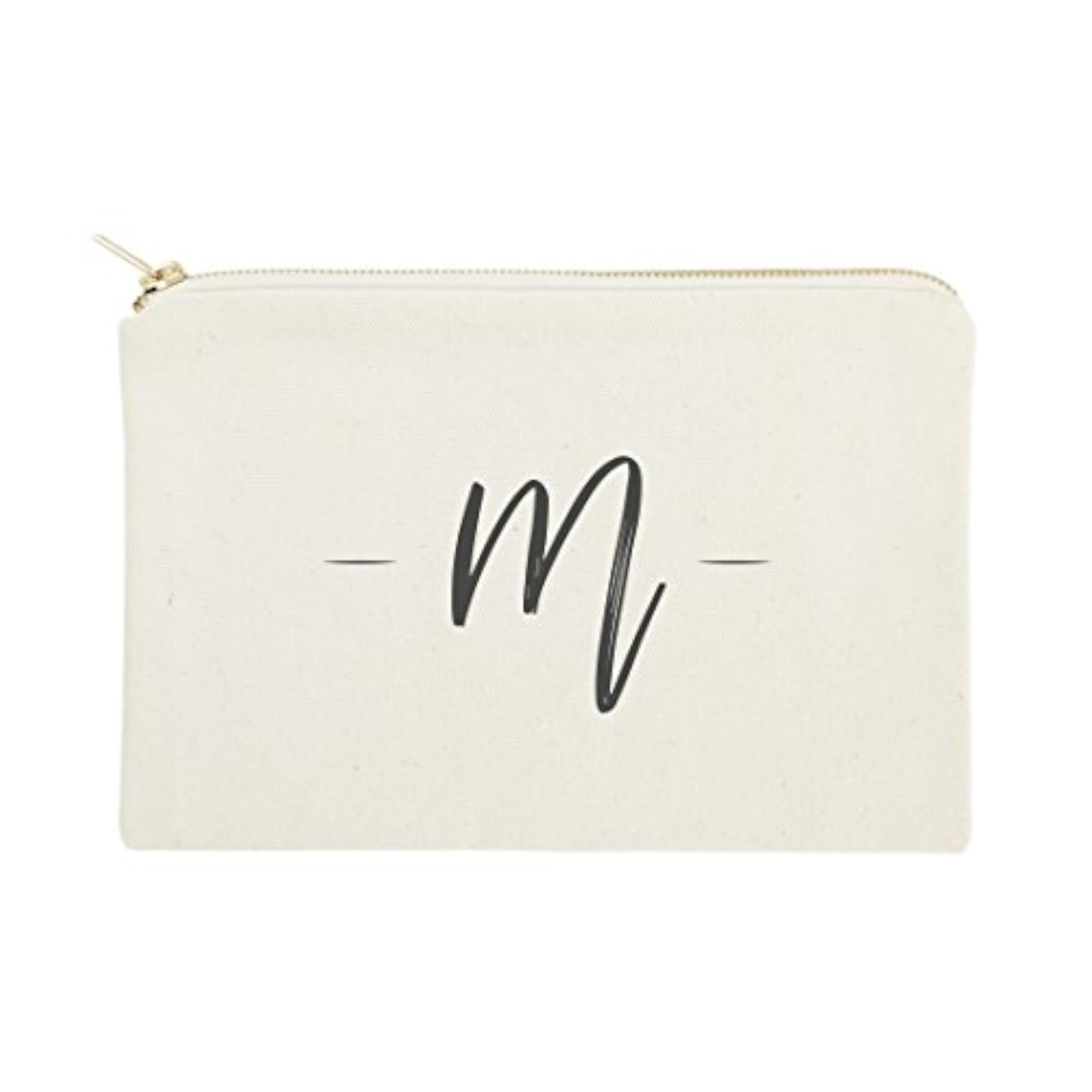 Personalized Monogram Cosmetic Bag, Travel Makeup Pouch