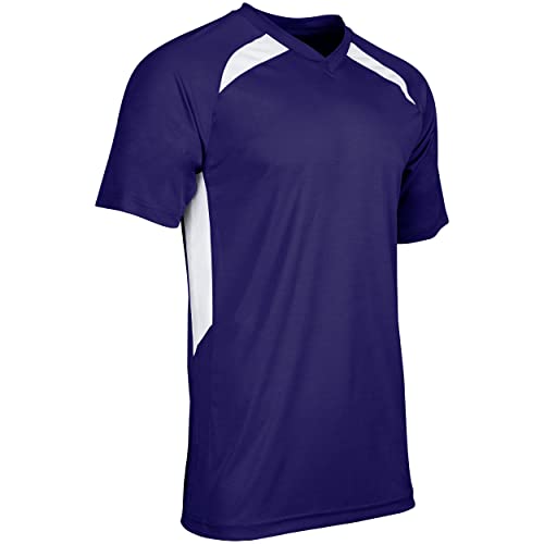 Maillot de baseball violet Champro BS36YPUWM idéal pour les entraînements le week-end