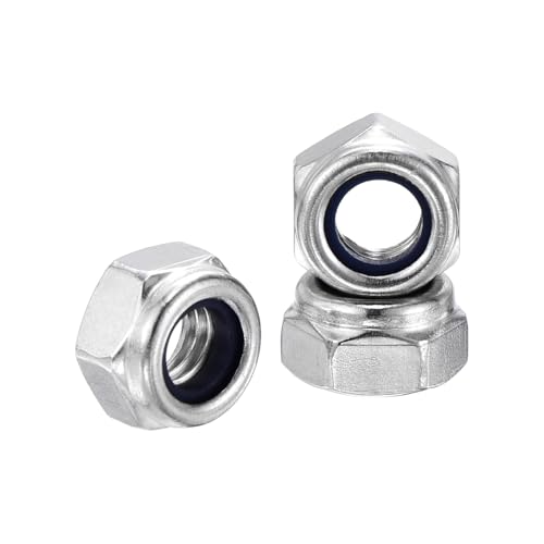 Kozelo 10 écrous nylon M6-1 acier inoxydable 316 argent