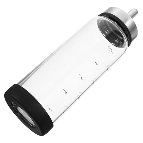 NOLITOY Botella de Aceite de Acero Inoxidable 300Ml Dispensador Antigoteo para Vinagre y Aceite de Oliva Vinagrera de Cocina para Control de Cantidad y Uso en Cocinar