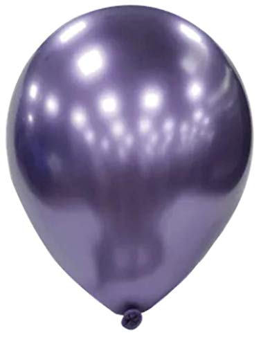 WP WANNA PARTY Rubber Platinum Ultra Shine Violet Balloons - 10pc, 10 Pcs