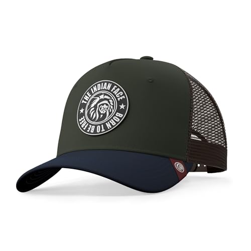 The Indian Face Casquette Born to Be Free Green/Brown/Blue