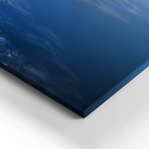 Murale d'art tableau photo sur toile avion 120x60cm de decoration de salon - 3