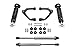 Fabtech 2 UCA KIT W/DL 2.5 & 2.25 0