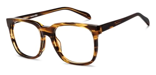 Image of LENSKART BLU | Zero Power Blue Cut Computer Glasses | Anti Glare, Lightweight & Blocks Harmful Rays | UV Protection Specs | Men & Women | Small | LB E16061