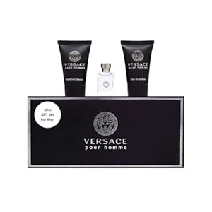 Versace Pour Homme for Men, 3 Piece Mini Gift Set