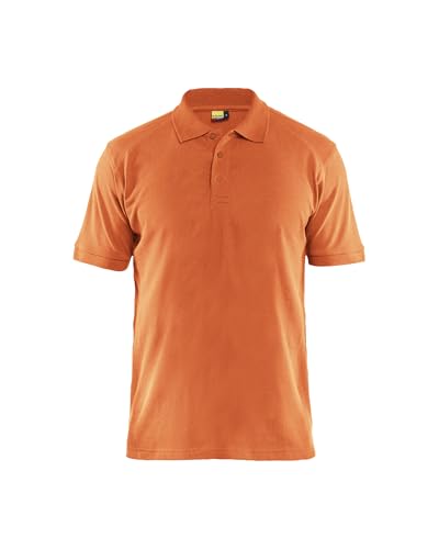 Polo de trabajo piqué reflectante transpirable naranja XS con costuras reforzadas