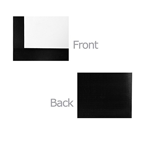 Image of Inlight Universal Manual Wall Autolock Pull Down Projector Screen, | 6 Ft. - Width x 4 Ft. - Height, 84 Inch Diagonal, 4:3 Picture Format, Supports Full HD 1080P, UHD-3D-4K Technology(White)