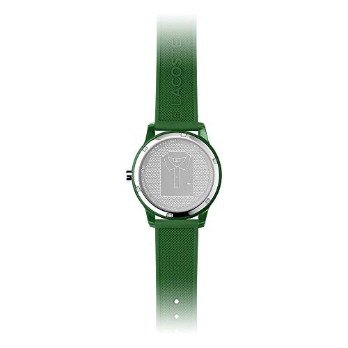 Lacoste Men's 12.Quartz Tr90 And Rubber Strap Casual Watch, Color: Green (Model: 2010985) #TOP3