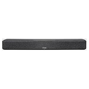 Denon Home 550 Compact Sound Bar for TV, Bluetooth Soundbar for Surround Sound System, Dolby Atmos & DTS:X, Dolby Vision, HEOS Built-In, WiFi, Airplay 2, Alexa Built-In - Black