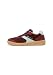 Produktbild Marc OPolo Damen Sneaker flach aus Leder mit Wechselfußbett, Rot (Dark Aubergine Red/Calm Blue), 37
