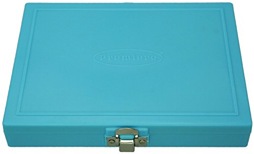 100pc Microscope Slide Storage Box, Baby Blue