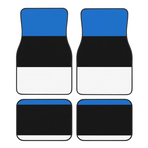 Tapis de voiture motif Estonie pour protéger efficacement le sol des SUV et berlines