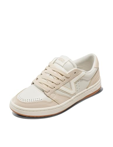 Vans Unisex Lowland 2.0 Shoe | '80s Retro Court Sneakers for Men & Women, Casual Fashion, Marshmallow/True White, 6.5/8