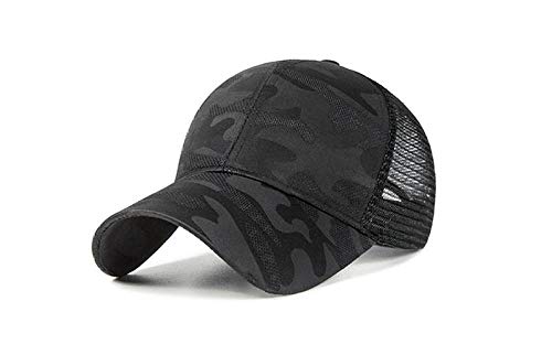 Bonnet d'été pour femme - Queue de cheval - Casquette de baseball - Style hip hop - Décontracté - Réglable Cover