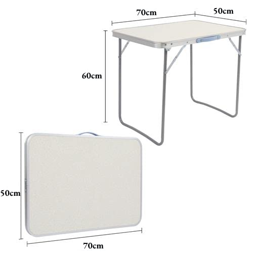 Table de camping pliante compacte et légère pour un repas sans taches