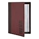 Securit Trendy A5-Speisekartenmappe, 1 doppelseitige Einlage, weinrot