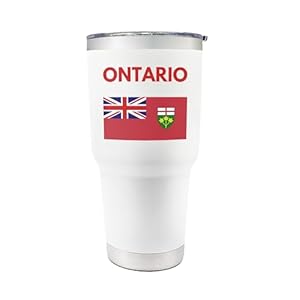 Palmcityproducts30ozontariotumblerwhitedoublewallvacuuminsulatedontarioflagdesignspillprooftravelmugkeepsdrinkshotorcoldidealfortravelgiftsandeverydayuse Urban Country Home Decor Palm city products 30 oz ontario tumbler whitedouble wall vacuum insulated ontario flag design spill proof travel mug keeps drinks hot or cold ideal for travel gifts and everyday use urban country home decor