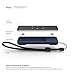 elago R1 Intelli Case [Jean Indigo]-[Magnet Technology][Anti-Slip][Lanyard Included][Heavy Shock Absorption] Compatible with Apple TV Siri Remote 1st Generation