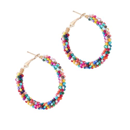Boucles d'oreilles en perles colorées pour affirmer votre style unique