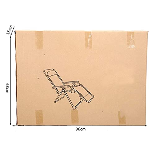 Chaises pliantes inclinables XL 68 cm avec structure très robuste - 8