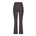 High Waisted Women Yoga Pants Soft Smooth Lightweight Casual Fashion Legging Tummy Control Flare Pant for Workout