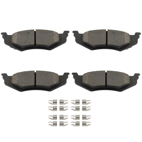 Image of cciyu D658 Brake Pads w /Hardware Rear Disc Brake Pad Set