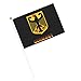 Coat Of Arms Of Germany German Small Flags Mini Flags Attached To Sticks Hand-Held Small Flag Decorationsoutside Flag For School Office Garden Party Holiday 10 Pcs