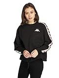 Kappa Damen Verena Sweatshirt, Black, XXL
