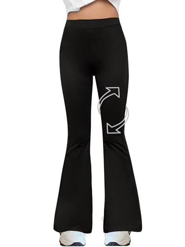 Image of WSPLYSPJY Women's Print Stretch Bell Bottom Flare Palazzo Pants Trousers