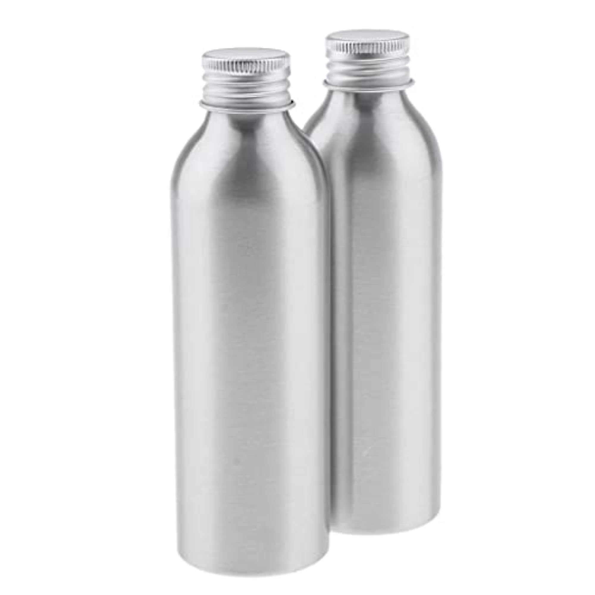 2x2pcs Empty Aluminum Bottle Cosmetic Storage Containers
