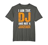 Cadeau amusant DJ – I Am The DJ And Not A Jukebox. Cadeau idéal pour les DJ ou les disques. Si vous êtes un mariage DJ ou un DJ en discothèque, nos designs sont créés par des DJ qui travaillent. Portez-le pour un concert, ou une rencontre avec des amis. Scratch DJ, Mashup, platines