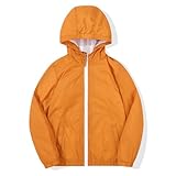 [ユートレンド] 春秋 キッズ 男の子 無地 ジャケット 薄手 パーカー フード付き 子供服 ボーイズ ウインドブレーカー スポーツ トレーナー アウター 防風服 春物 秋物 140 カキイロNX