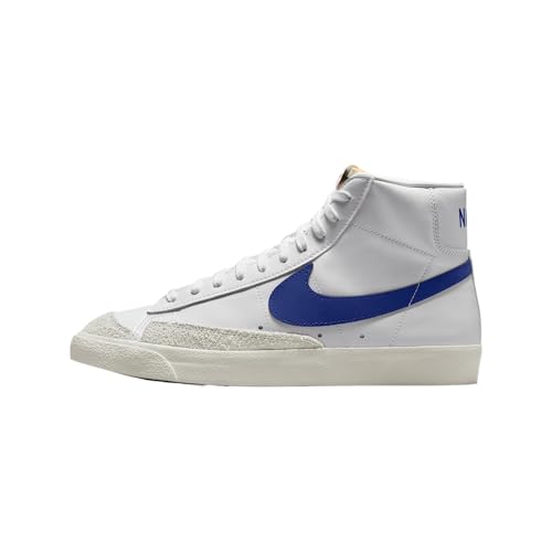 Nike Blazer Mid '77 Vintage Men's Shoes (BQ6806-132, White/Summit White/Sail/Deep Royal Blue)