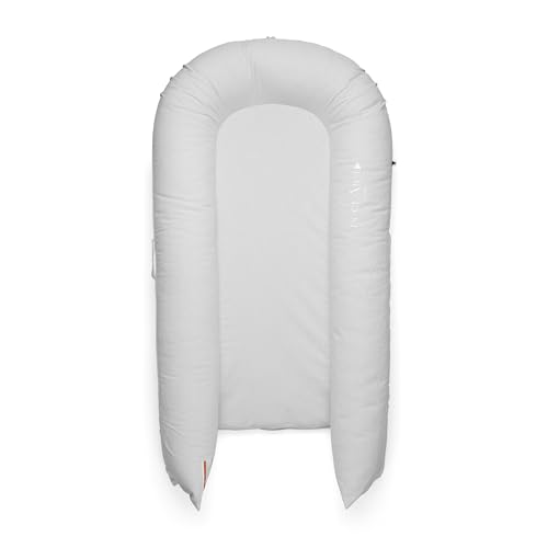 Dock a Tot Grand Dock Cambray Gris Niebla nido transpirable y desenfundable para transicion a cama