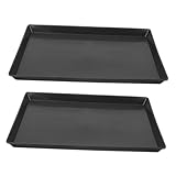 VANZACK Gamelle pour Animal de Compagnie Bac à Litière Multifonction pour Chien Bac à Oiseaux Cage pour Petit Chien Cage pour Perroquet Bac Inférieur pour Cage