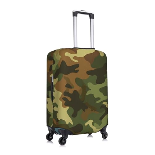 Camouflage Camo Elastic Travel Luggage Cover, Washable Spandex Suitcase Protector, Anti-Scratch Fits 18-32 Inch3